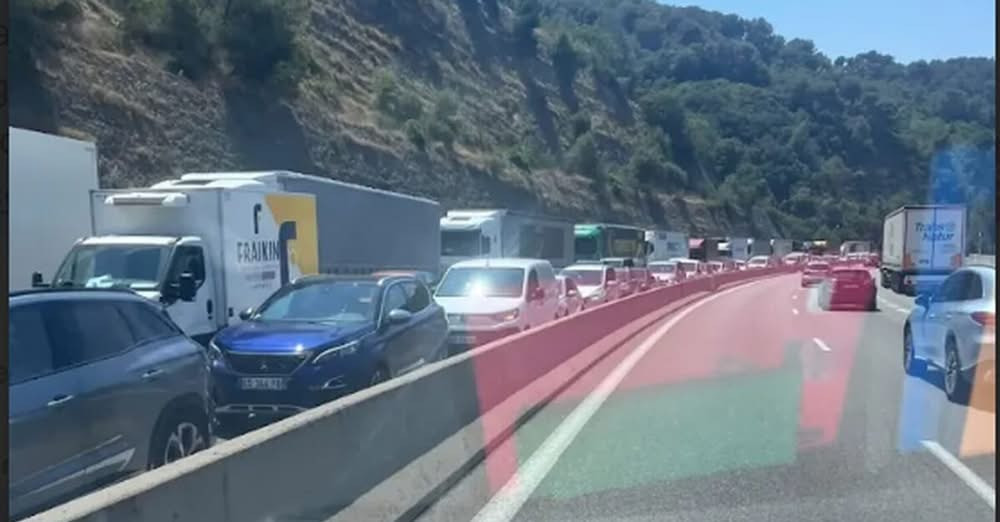 L’A8 coupée à la circulation à la suite d’un accident à la hauteur de Nice
