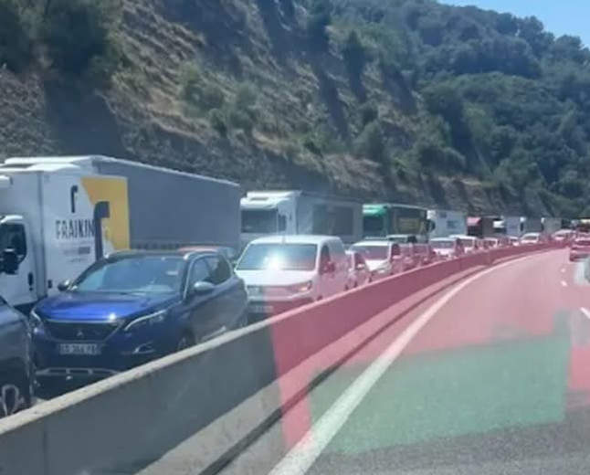 L’A8 coupée à la circulation à la suite d’un accident à la hauteur de Nice